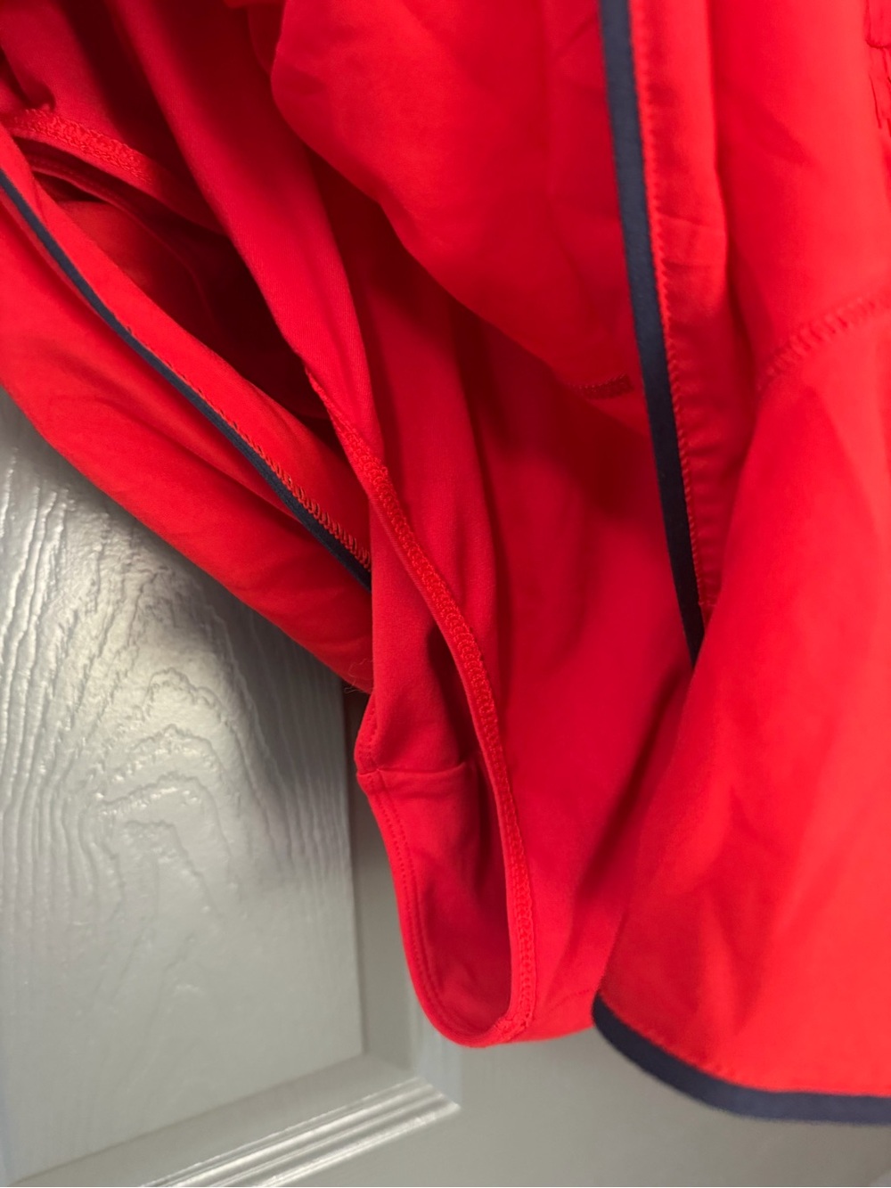 Fabletics Red Racerback Romper - Picture 2 of 4